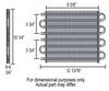 4 & 4 Pass Dual Circuit Cooler, 11/32" & 1/2" Barb - image 2