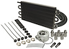 Engine Oil Cooler With Sandwich Adapter Kit Tube & Fin