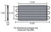 Engine Oil Cooler With Sandwich Adapter Kit Tube & Fin - image 2