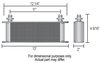 Engine Oil Cooler With Sandwich Adapter Kit Stacked Plate - image 2