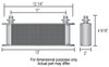 Engine Oil Cooler With Sandwich Adapter Kit Stacked Plate - image 2