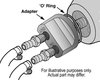 Spin-On Adapter Dual 1/2" NPT ports - image 2