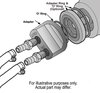 Spin-On Adapter Dual 1/2" NPT Ports - image 2