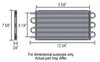 6 Pass Econo-Cool Replacement Core Inlet: 1/2" barb - image 3