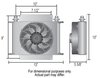 Remote Mount Fluid Cooler Assembly -10AN Inlets - image 2