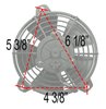 5" High-Output Extreme Paddle Blade Waterproof/Dustproof Puller-Style Electric Fan 315 CFM - image 2