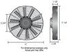 Straight Blade Electric Fan 10" Diameter - image 2