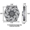 7" Tornado Electric Fan - Premium Hardware Kit 400 CFM - image 3