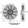 9" Tornado Electric Fan - Premium Hardware Kit 570 CFM - image 2