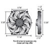 10" Tornado Electric Fan - Standard Hardware Kit 650 CFM - image 2