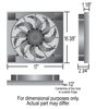 Single Speed Electric Puller Fan with Aluminum Shroud Universal Fit - image 2