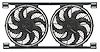 12" Dual Tornado Electric Fans 1760 CFM - image 1