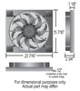 Single Speed Electric Puller Fan with Aluminum Shroud Universal Fit - image 2