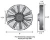 Straight Blade Electric Fan 8" Diameter - image 2