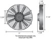 Straight Blade Electric Fan 10" Diameter - image 2