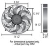 14IN H/O PUSHER ELEC FAN - image 2