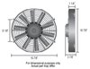Straight Blade Electric Fan 16" Diameter - image 2