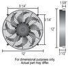 12" High-Output Extreme Paddle Blade Waterproof/Dustproof Puller-Style Electric Fan 1350 CFM - image 2