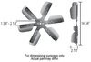 Heavy Duty Flex Fan Diameter: 14-3/4" - image 3