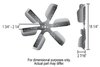 Heavy Duty Flex Fan Diameter: 18-1/4" - image 4