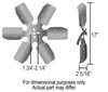 Rigid Race Fan Diameter: 17" - image 2