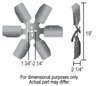Rigid Race Fan Diameter: 19" - image 2