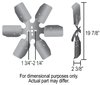 Rigid Race Fan Diameter: 20" - image 2