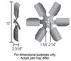 Rigid Race Fan Diameter: 13" - image 2