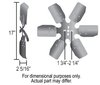 Rigid Race Fan Diameter: 17" - image 2