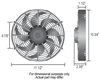 Curved Blade Electric Fan 10" Diameter - image 2