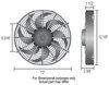 Curved Blade Electric Fan 12" Diameter - image 2