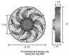 Curved Blade Electric Fan 14" Diameter - image 2