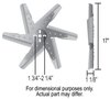 High Performance Stainless Flex Fan 17" Diameter - image 2
