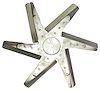 17IN HP SS Flex Fan Chrome Spider Rev Rotation - image 1