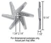 High Performance Stainless Flex Fan 18" Diameter - image 2