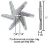 High Performance Aluminum Flex Fan 17" Diameter - image 2