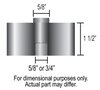Universal Fan Spacer Length: 1.5" - image 2