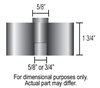 Universal Fan Spacer Length: 1.75" - image 2