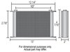 HP Stacked Plate Oil Cooler Kit 10 Row - image 2
