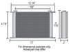 HP Stacked Plate Oil Cooler Kit 16-Row - image 2