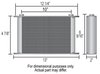 HP Stacked Plate Oil Cooler Kit 16 Row - image 2