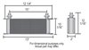 Stack Plate Oil Cooler 34 Row, -10AN - image 2