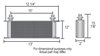 Stack Plate Oil Cooler 40 Row, -10AN - image 2