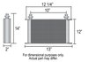 HP Stacked Plate Oil Cooler Kit 40 Row - image 2