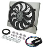 Multi-Speed Puller Fan With PWM Controller In Aluminum Shroud Universal Fit