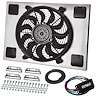 Multi-Speed Puller Fan With PWM Controller In Aluminum Shroud Universal Fit