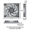 Multi-Speed Puller Fan With PWM Controller In Aluminum Shroud Universal Fit - image 4