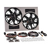 67942-185 Brushless Dual Powerpack 12 in. Radiator Fan Assembly with Integrated 185 Degree PWM Controller