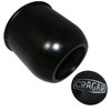 Black Center Cap Open End w/Logo Plug - image 2