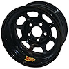 50 Series 15" x 8" Black Roll-Formed Race Wheel